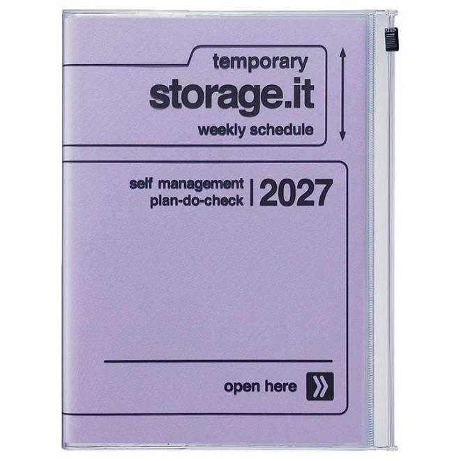MARK-S AGENDA 2027 A5 STORAGE.IT SEMANA VISTA LILA | 4550045164220 | Librería Castillón - Comprar libros online Aragón, Barbastro