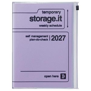 MARK-S AGENDA 2027 A5 STORAGE.IT SEMANA VISTA LILA | 4550045164220 | Librería Castillón - Comprar libros online Aragón, Barbastro