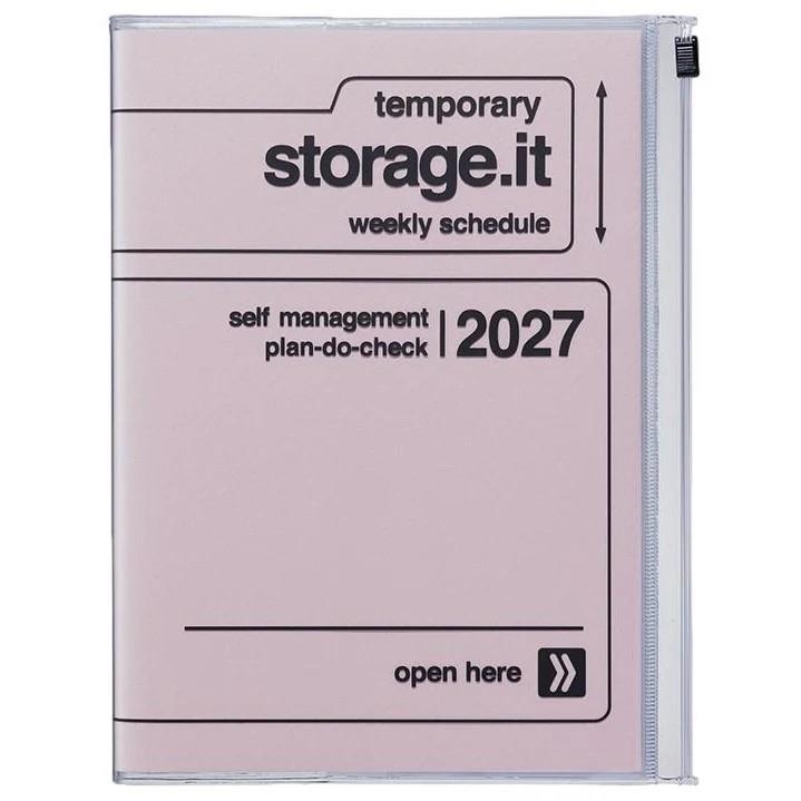 MARK-S AGENDA 2027 A5 STORAGE.IT SEMANA VISTA ROSA | 4550045164251 | Librería Castillón - Comprar libros online Aragón, Barbastro
