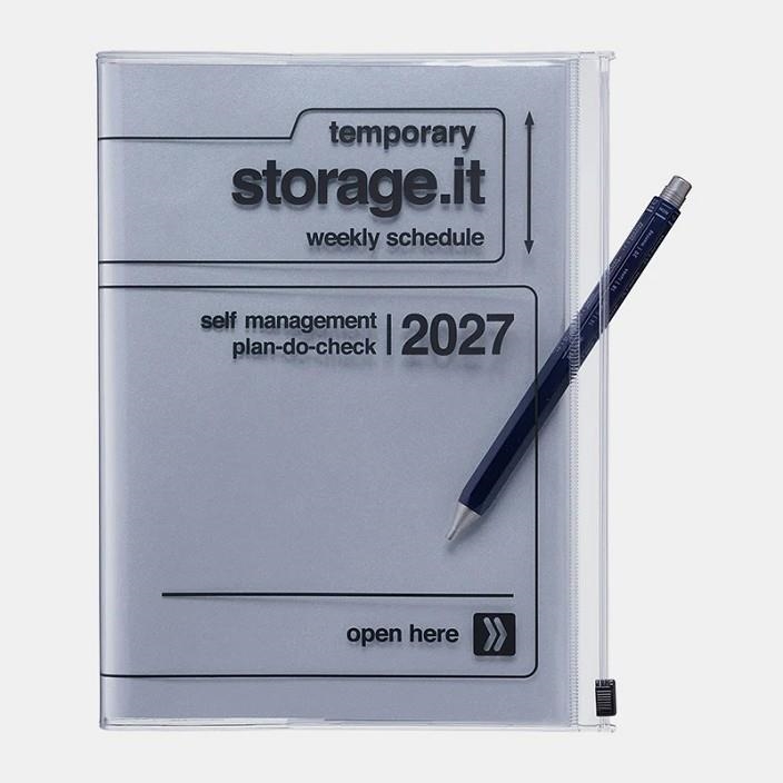 MARK-S AGENDA 2027 A5 STORAGE.IT SEMANA VISTA GRIS | 4550045164244 | Librería Castillón - Comprar libros online Aragón, Barbastro