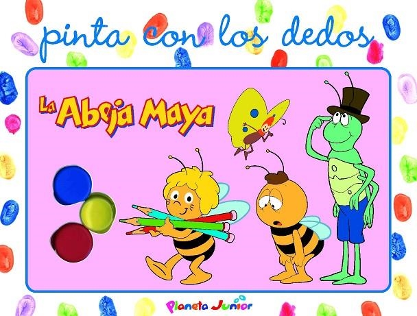 ABEJA MAYA : PINTA CON LOS DEDOS | 9788408070825 | Librería Castillón - Comprar libros online Aragón, Barbastro