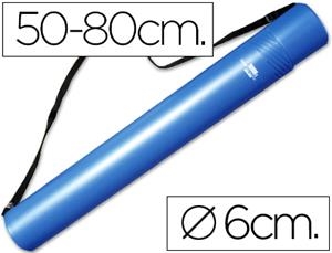 PORTAPLANOS PLASTICO LP EXTENSIBLE 80CM AZUL | 8423473361423 | Librería Castillón - Comprar libros online Aragón, Barbastro