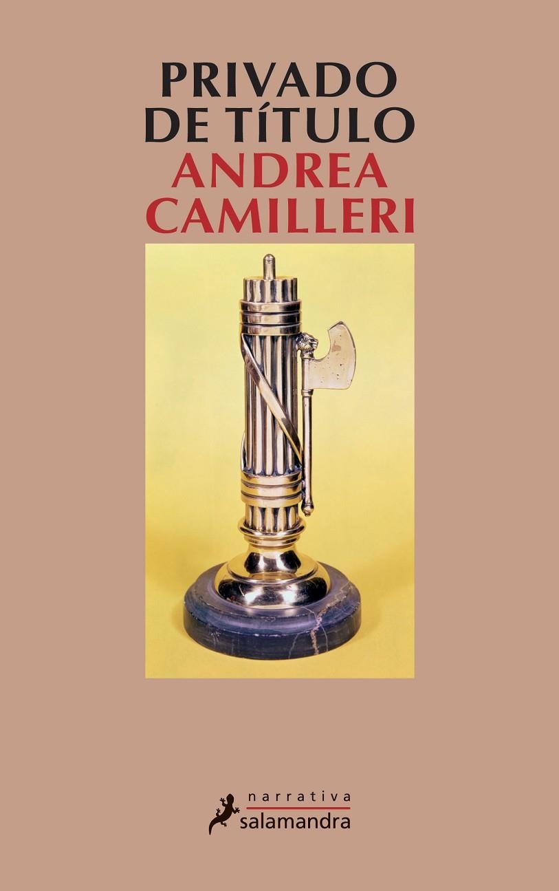 PRIVADO DE TITULO | 9788498380774 | CAMILLERI, ANDREA | Librería Castillón - Comprar libros online Aragón, Barbastro