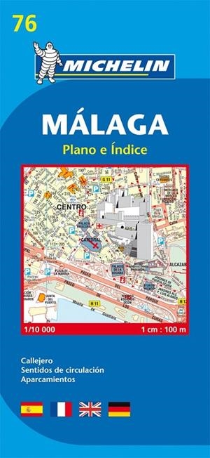 MALAGA - PLANO MICHELIN 76 | 9782067127883 | MICHELIN | Librería Castillón - Comprar libros online Aragón, Barbastro