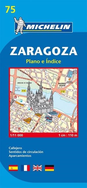 ZARAGOZA - PLANO MICHELIN 75 | 9782067127876 | MICHELIN | Librería Castillón - Comprar libros online Aragón, Barbastro