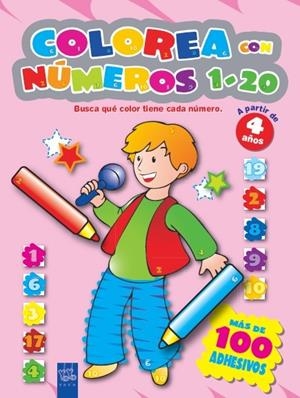 COLOREA CON NÚMEROS 1-20 ROSA | 9788408070009 | Librería Castillón - Comprar libros online Aragón, Barbastro