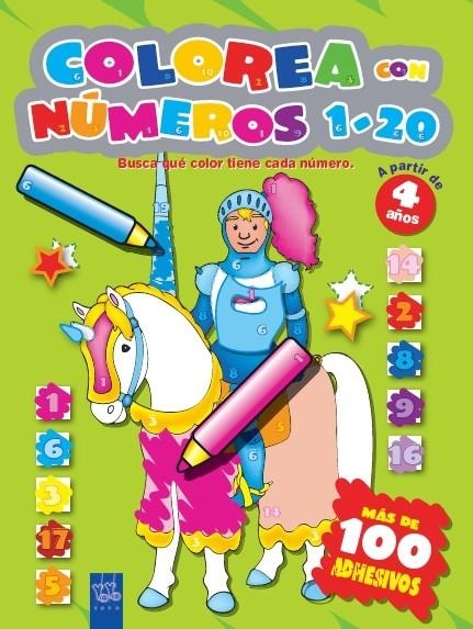 COLOREA CON NÚMEROS 1-10 AMARILLO | 9788408069980 | Librería Castillón - Comprar libros online Aragón, Barbastro