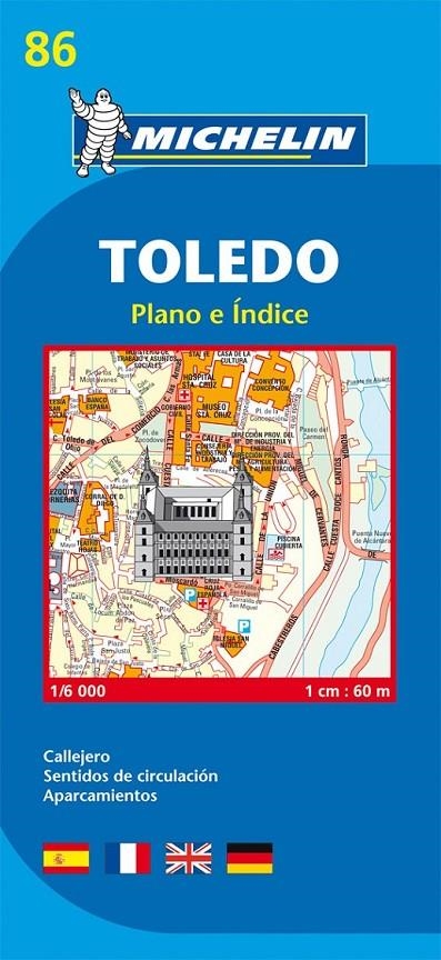 TOLEDO - PLANO MICHELIN 86 | 9782067127982 | Librería Castillón - Comprar libros online Aragón, Barbastro