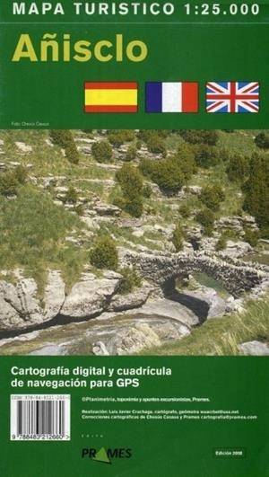 MAPA TURISTICO DE AÑISCLO 1:25.000 | 9788483212660 | CASAUS PARRILLA, CHESUS | Librería Castillón - Comprar libros online Aragón, Barbastro