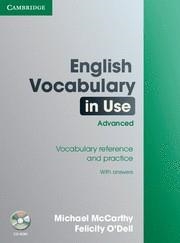 ENGLISH VOCABULARY ADVANCED + KEY | 9780521677462 | Librería Castillón - Comprar libros online Aragón, Barbastro