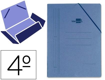 CARPETA GOMAS SOLAPAS 4º AZUL | 8423473015296 | Librería Castillón - Comprar libros online Aragón, Barbastro