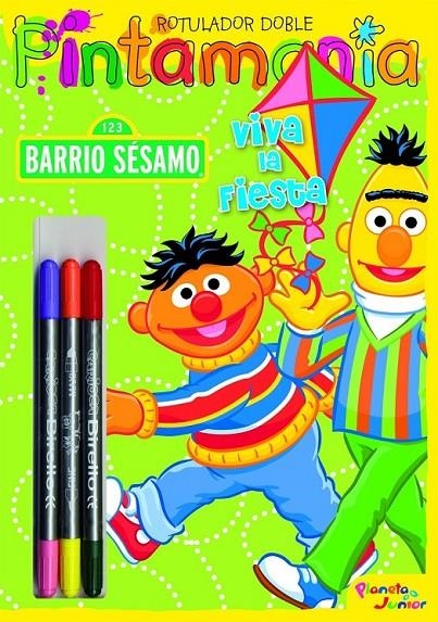 BARRIO SESAMO PINTAMANIA ROTULADOR DOBLE VIVA LA FIESTA | 9788408084938 | Librería Castillón - Comprar libros online Aragón, Barbastro
