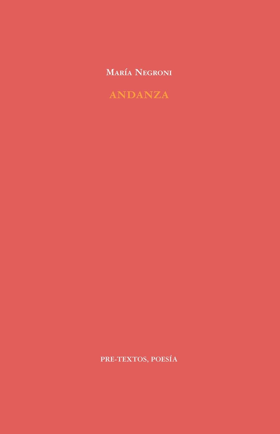 ANDANZA | 9788481919318 | NEGRORI, MARIA | Librería Castillón - Comprar libros online Aragón, Barbastro