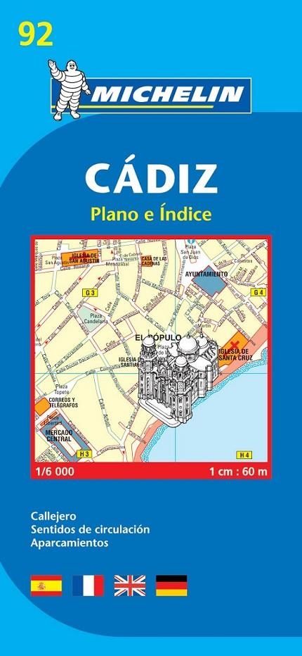 PLANO MICHELIN CADIZ (19092) | 9782067140790 | Librería Castillón - Comprar libros online Aragón, Barbastro