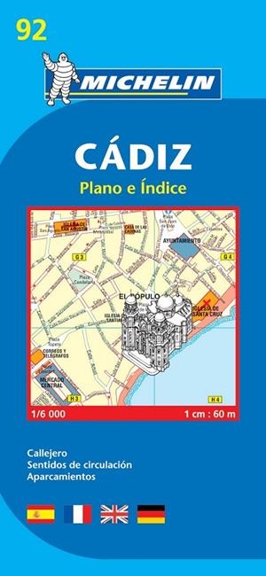 PLANO MICHELIN CADIZ (19092) | 9782067140790 | Librería Castillón - Comprar libros online Aragón, Barbastro